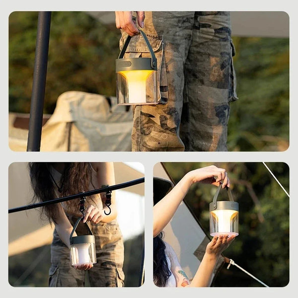 Portable camping lanterns